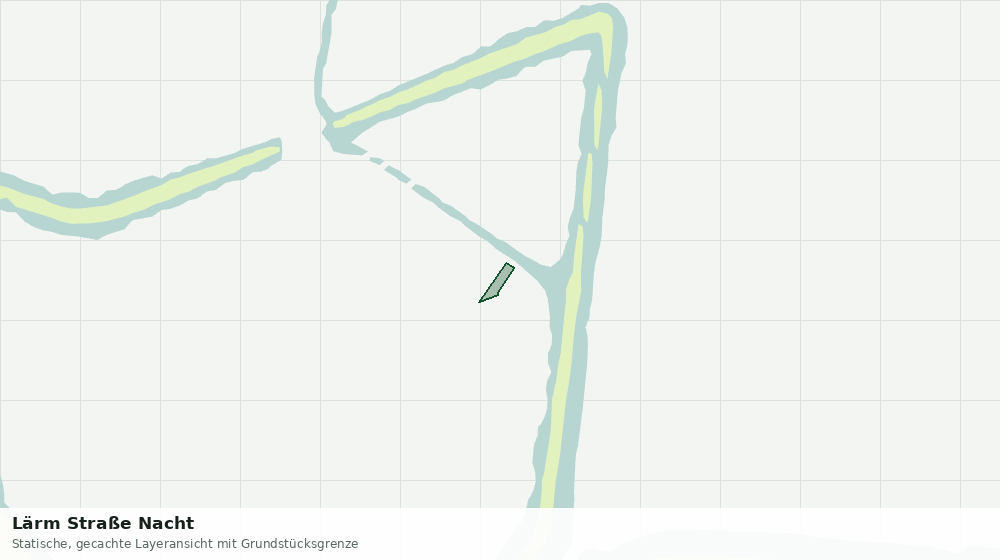 Statische Kartenansicht: Lärm Straße Nacht