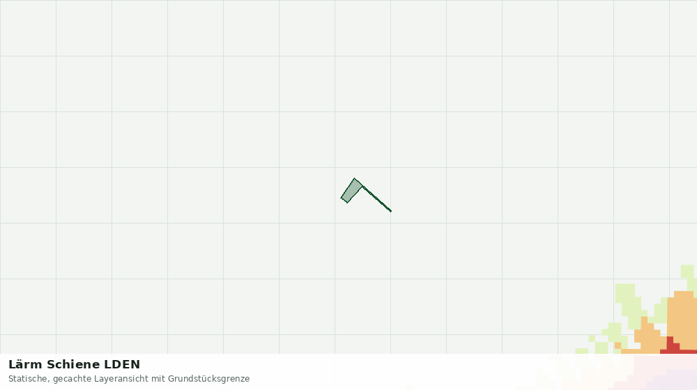 Statische Kartenansicht: Lärm Schiene LDEN