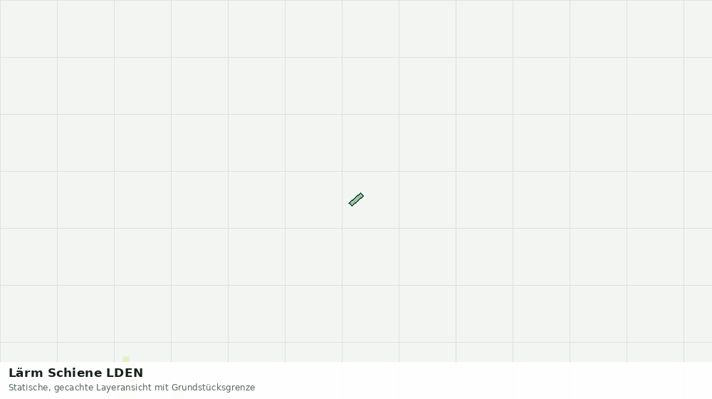 Statische Kartenansicht: Lärm Schiene LDEN