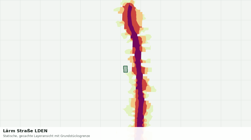 Statische Kartenansicht: Lärm Straße LDEN