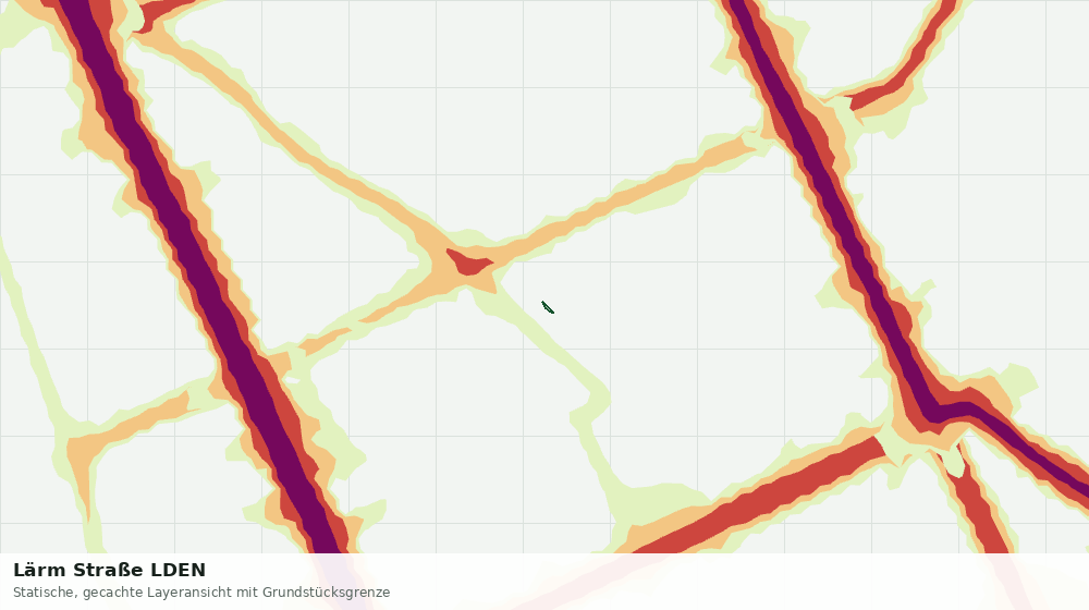 Statische Kartenansicht: Lärm Straße LDEN