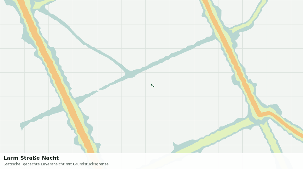 Statische Kartenansicht: Lärm Straße Nacht