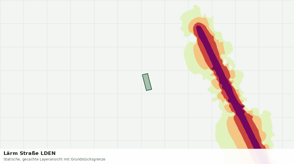 Statische Kartenansicht: Lärm Straße LDEN