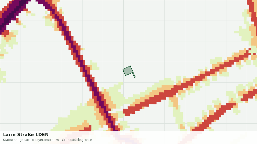 Statische Kartenansicht: Lärm Straße LDEN