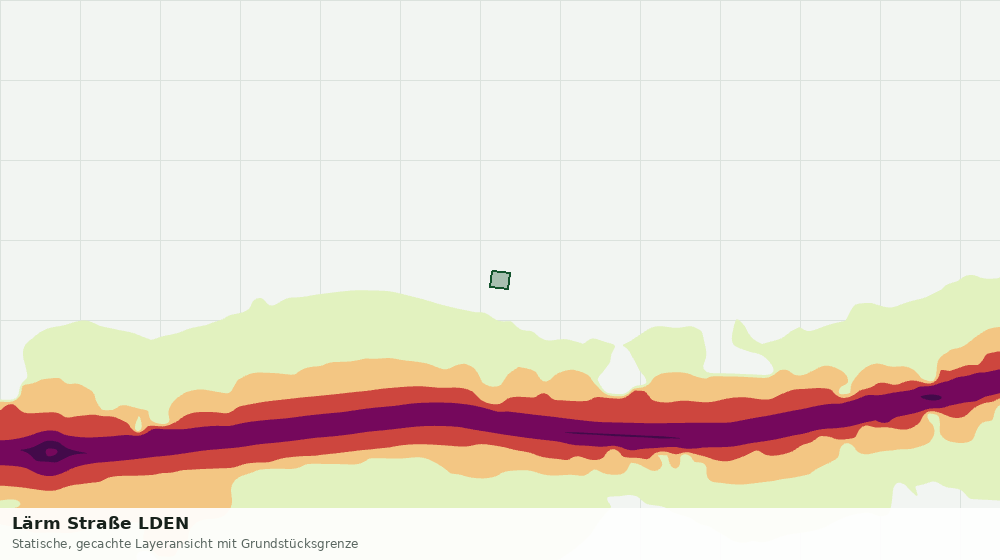 Statische Kartenansicht: Lärm Straße LDEN