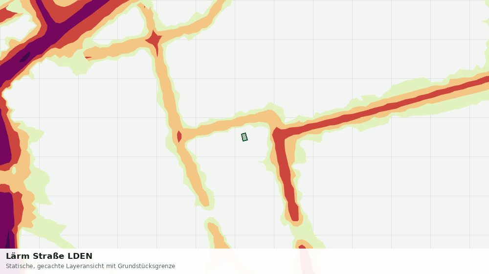 Statische Kartenansicht: Lärm Straße LDEN