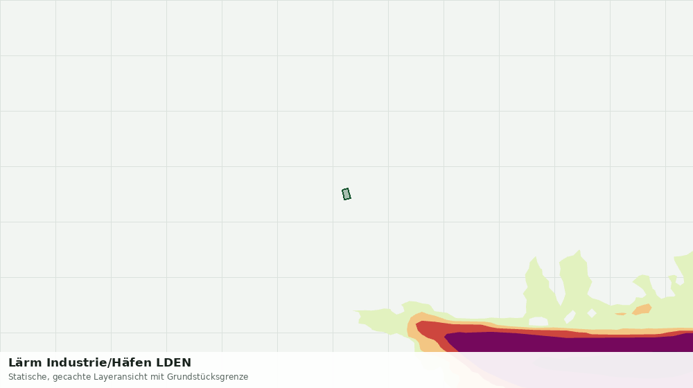 Statische Kartenansicht: Lärm Industrie/Häfen LDEN