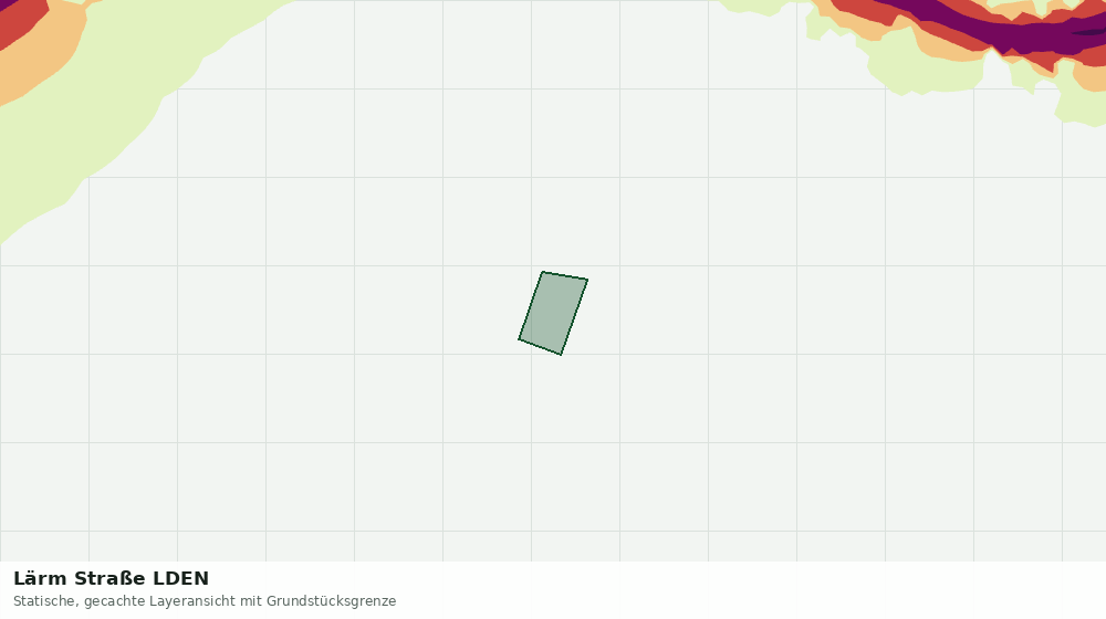 Statische Kartenansicht: Lärm Straße LDEN