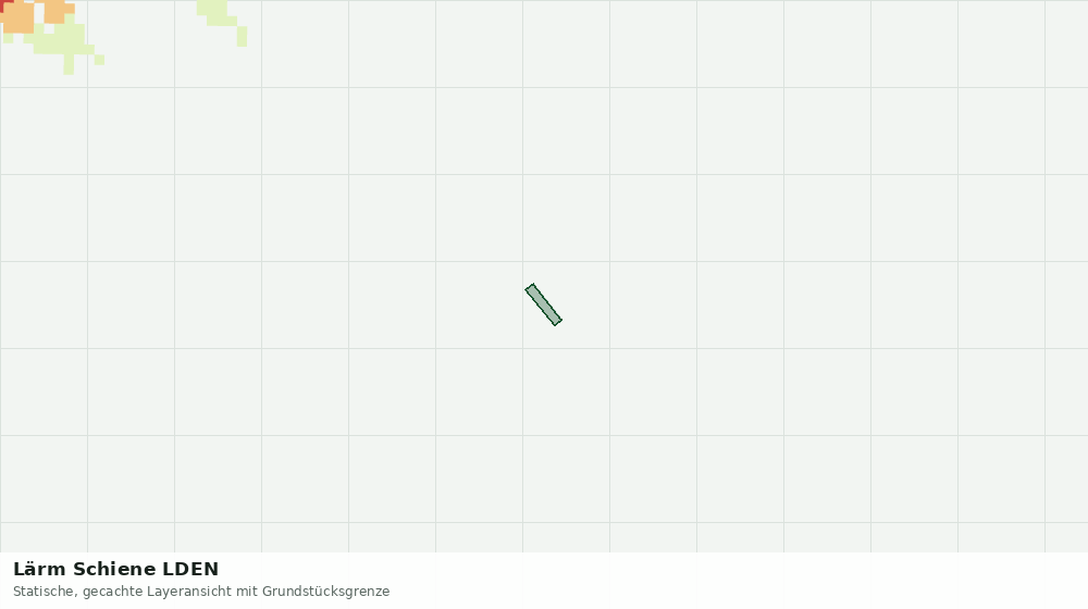 Statische Kartenansicht: Lärm Schiene LDEN