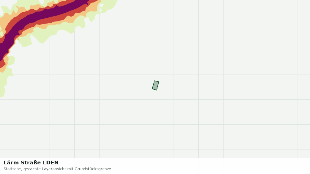 Statische Kartenansicht: Lärm Straße LDEN