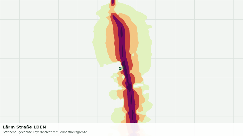 Statische Kartenansicht: Lärm Straße LDEN