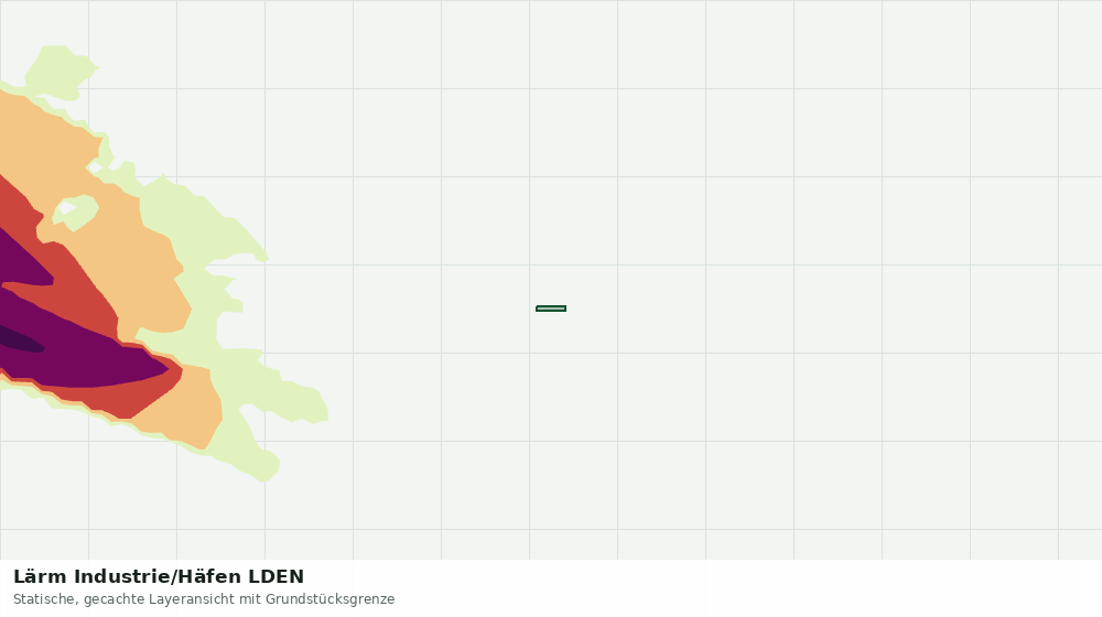 Statische Kartenansicht: Lärm Industrie/Häfen LDEN