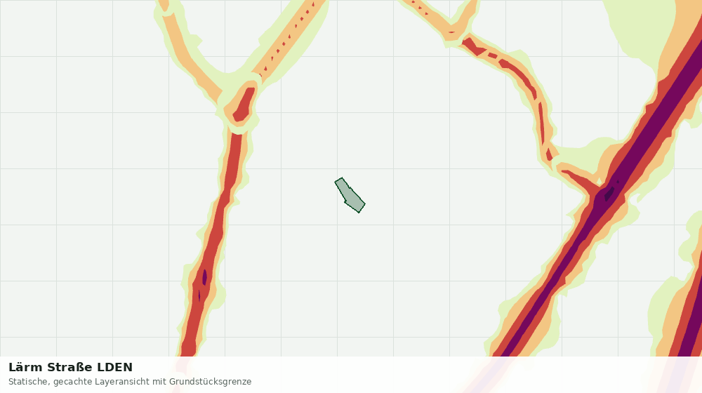 Statische Kartenansicht: Lärm Straße LDEN
