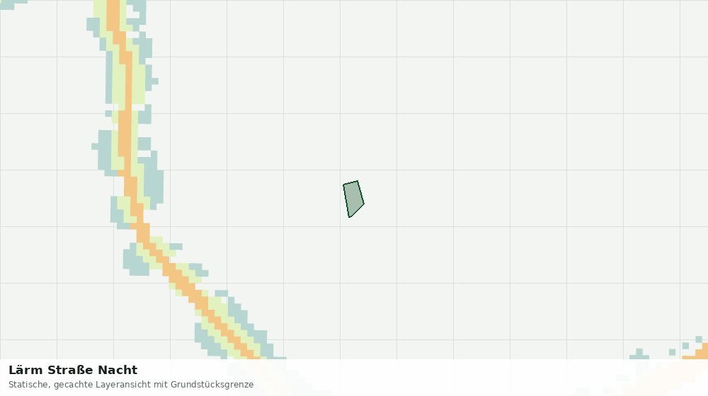 Statische Kartenansicht: Lärm Straße Nacht