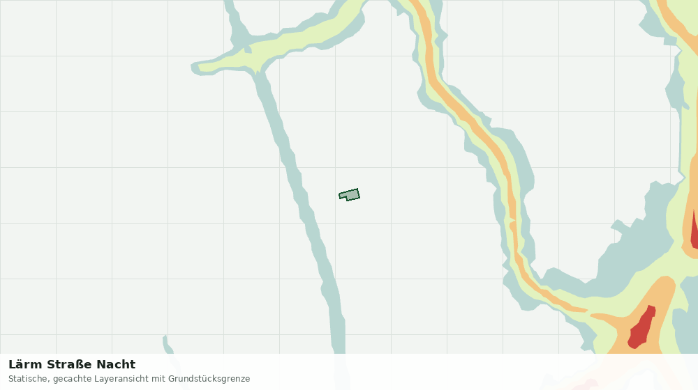 Statische Kartenansicht: Lärm Straße Nacht