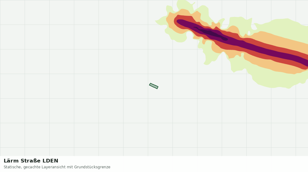 Statische Kartenansicht: Lärm Straße LDEN