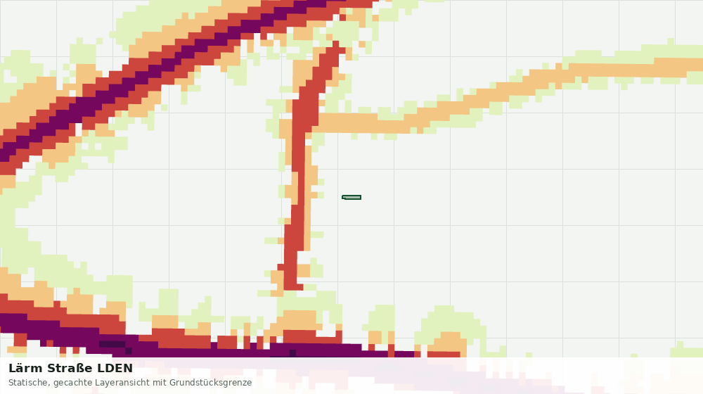 Statische Kartenansicht: Lärm Straße LDEN