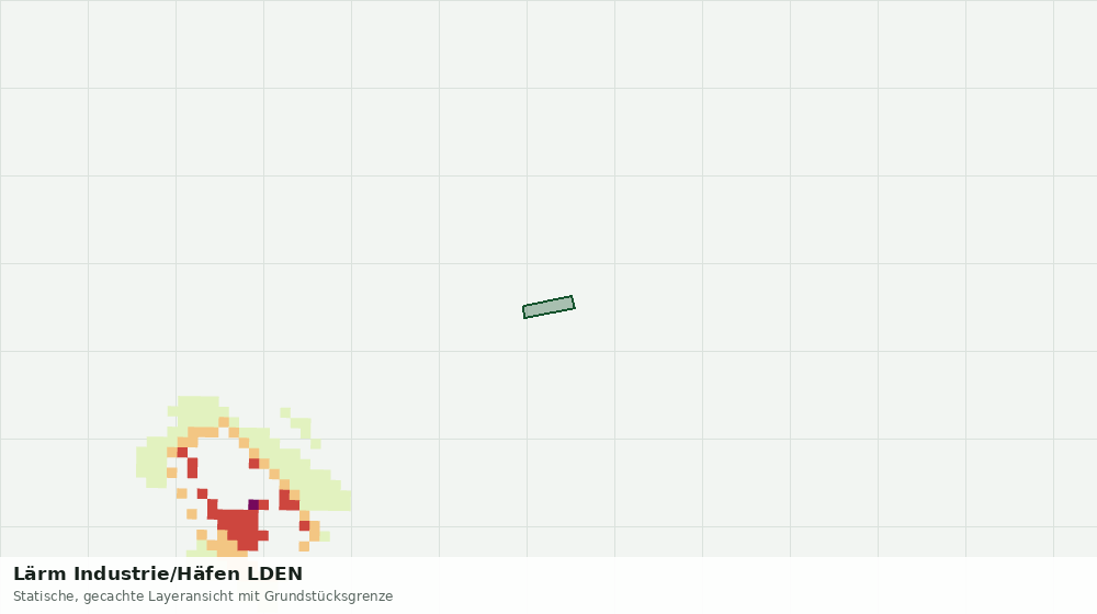 Statische Kartenansicht: Lärm Industrie/Häfen LDEN
