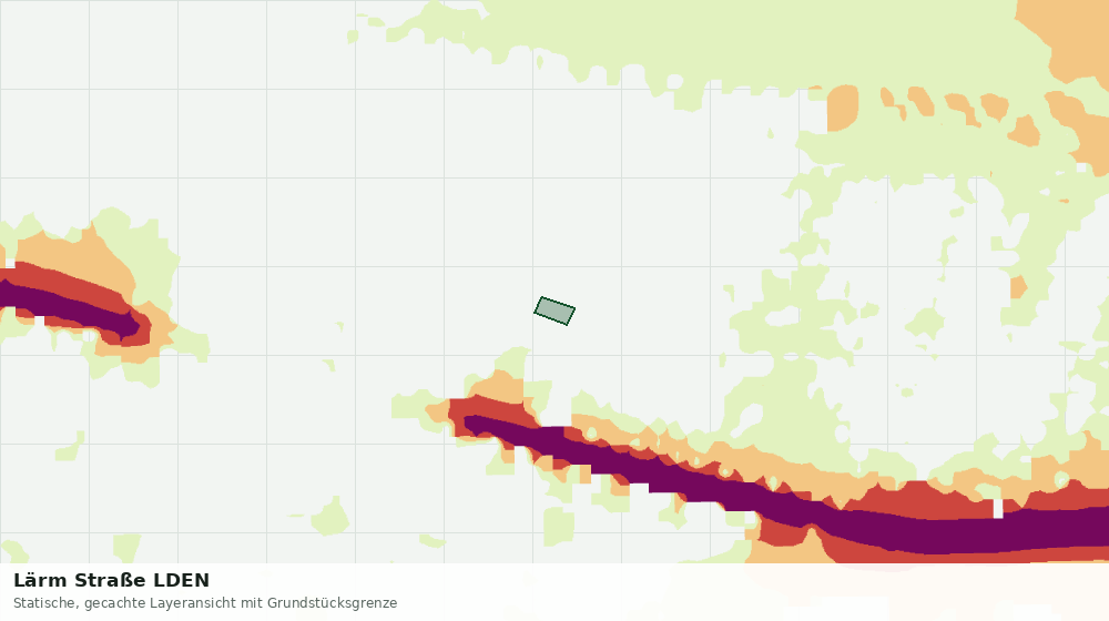 Statische Kartenansicht: Lärm Straße LDEN