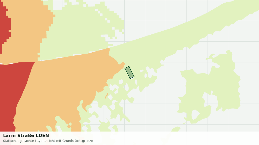 Statische Kartenansicht: Lärm Straße LDEN