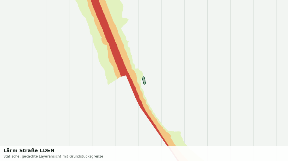 Statische Kartenansicht: Lärm Straße LDEN