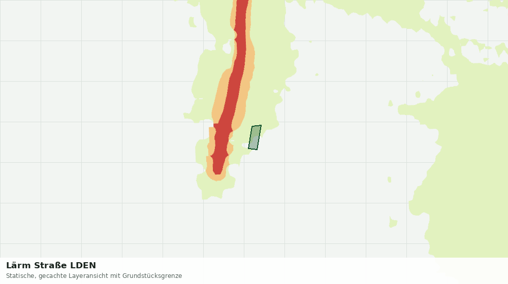Statische Kartenansicht: Lärm Straße LDEN