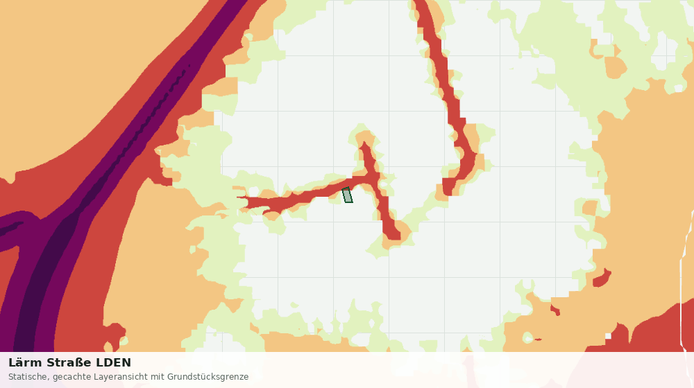 Statische Kartenansicht: Lärm Straße LDEN