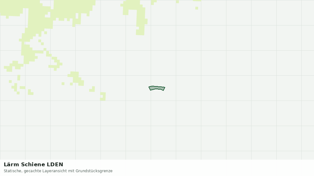 Statische Kartenansicht: Lärm Schiene LDEN