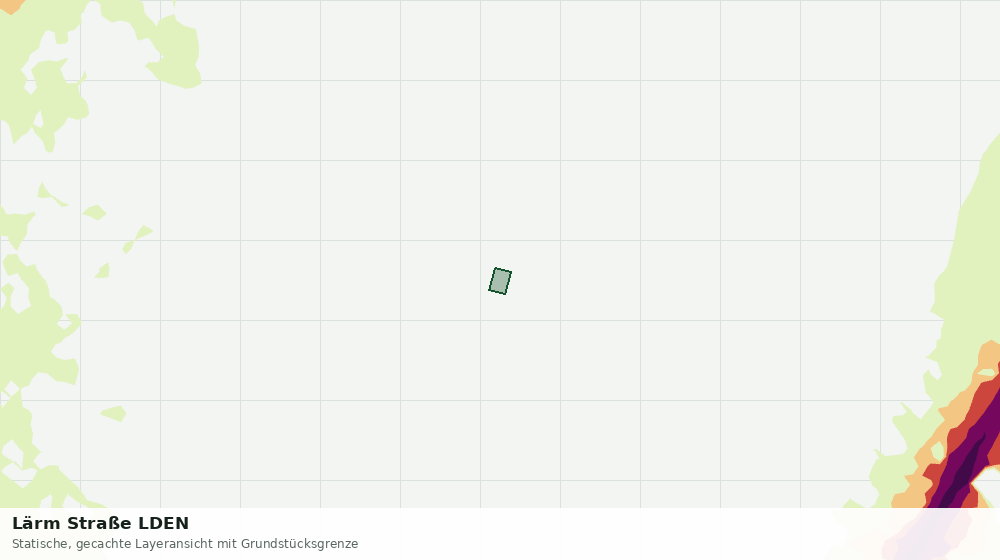 Statische Kartenansicht: Lärm Straße LDEN
