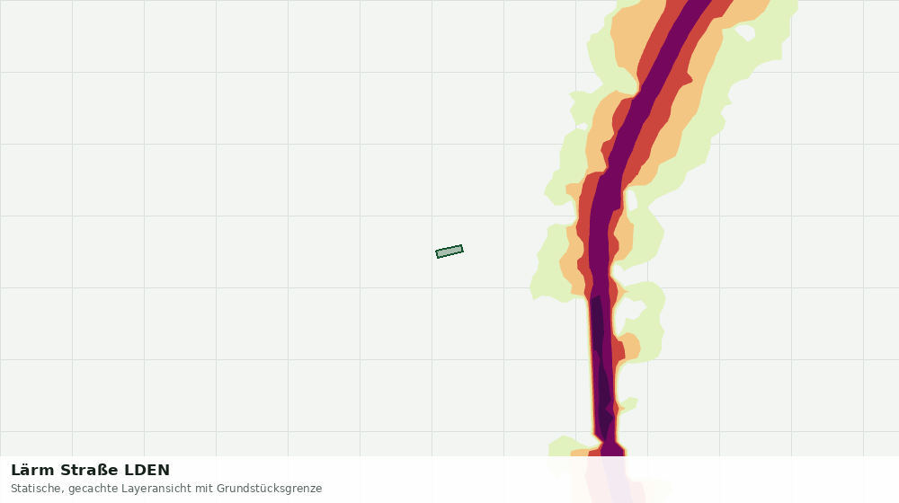 Statische Kartenansicht: Lärm Straße LDEN