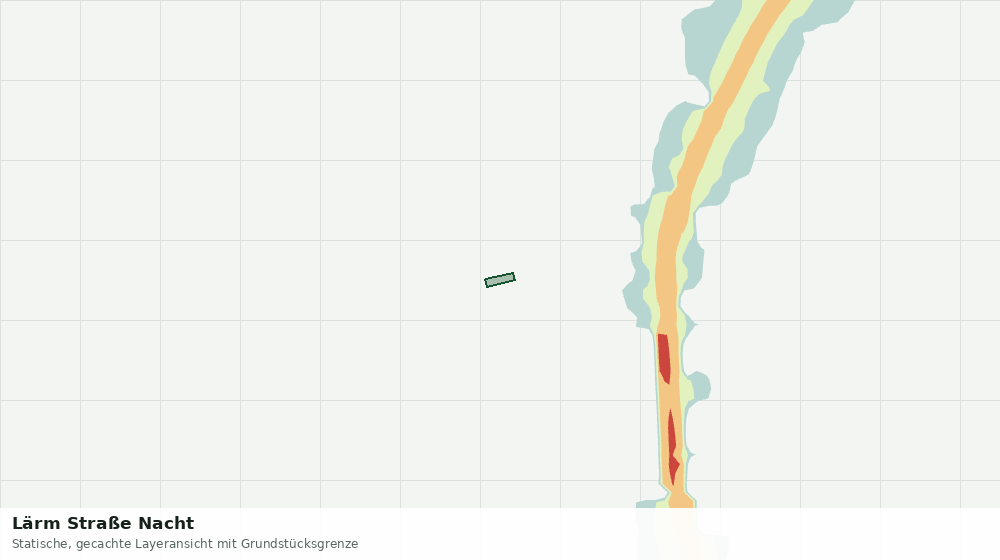 Statische Kartenansicht: Lärm Straße Nacht