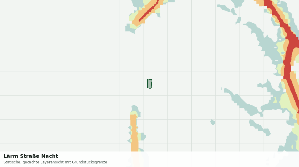Statische Kartenansicht: Lärm Straße Nacht