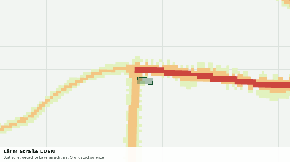 Statische Kartenansicht: Lärm Straße LDEN