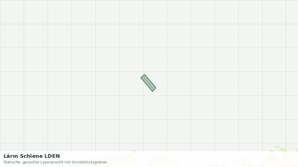 Statische Kartenansicht: Lärm Schiene LDEN