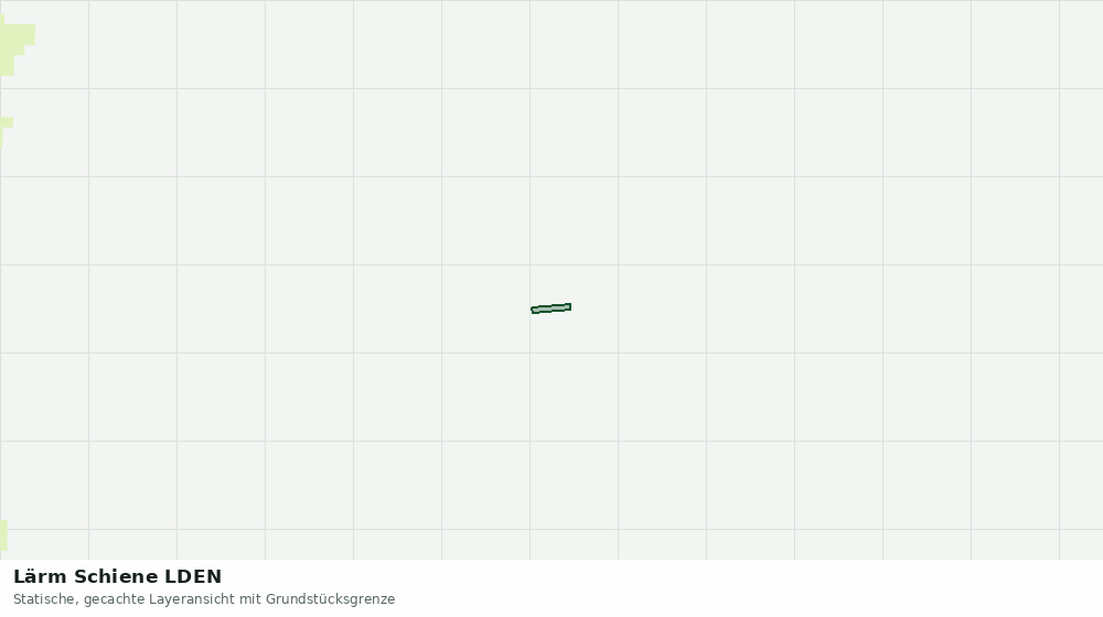 Statische Kartenansicht: Lärm Schiene LDEN