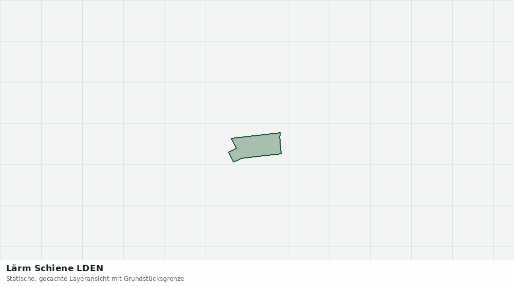 Statische Kartenansicht: Lärm Schiene LDEN