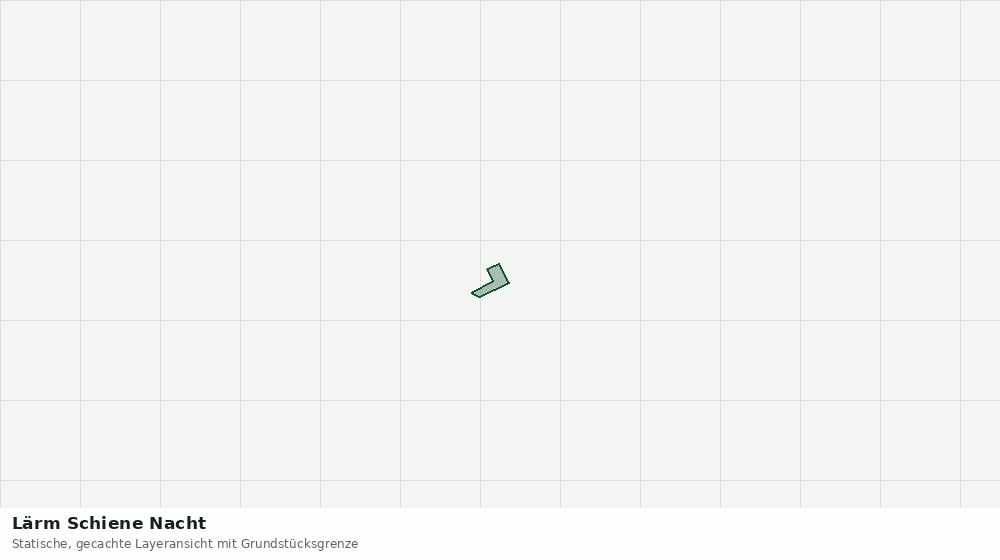 Statische Kartenansicht: Lärm Schiene Nacht