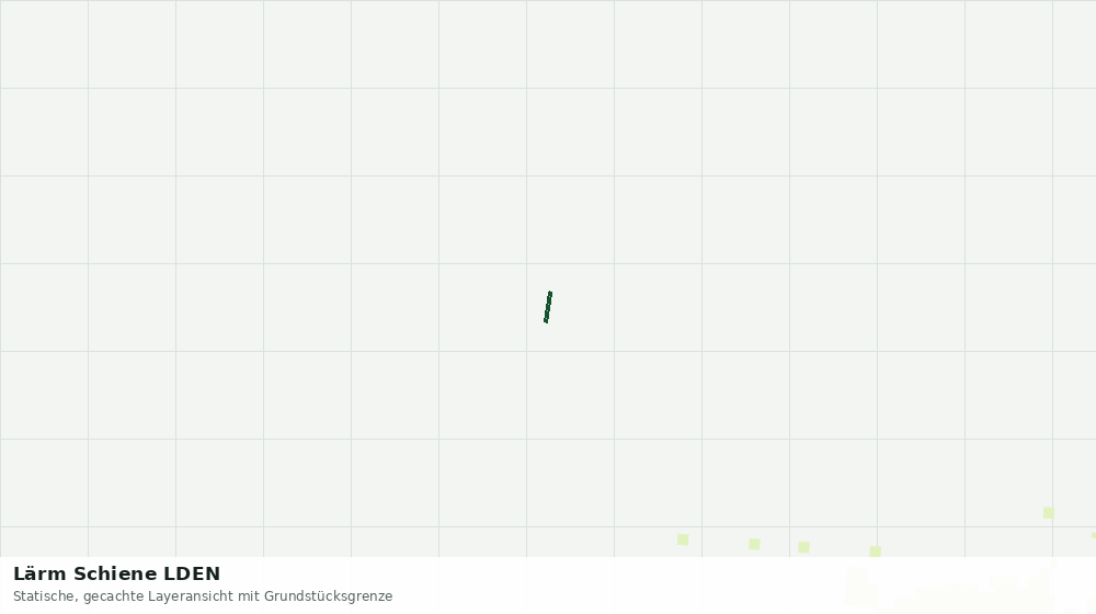 Statische Kartenansicht: Lärm Schiene LDEN