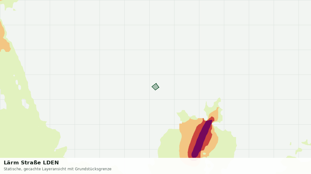 Statische Kartenansicht: Lärm Straße LDEN
