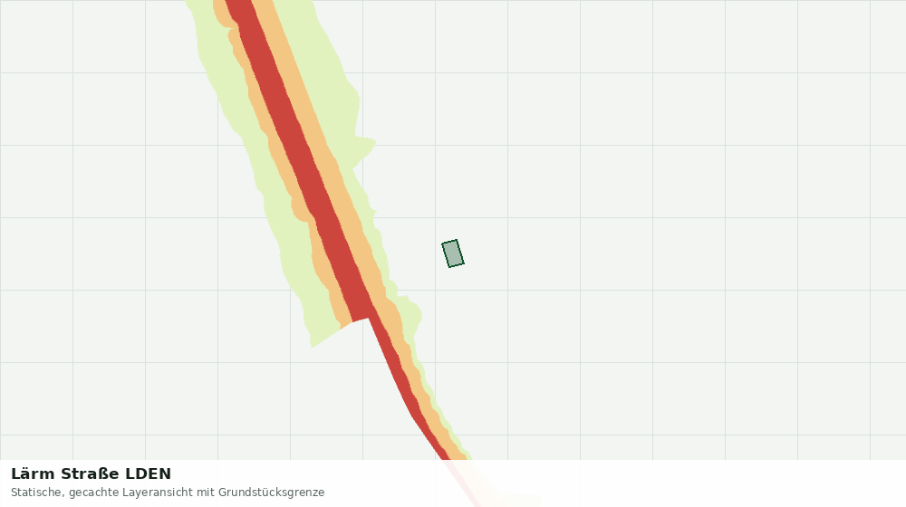 Statische Kartenansicht: Lärm Straße LDEN