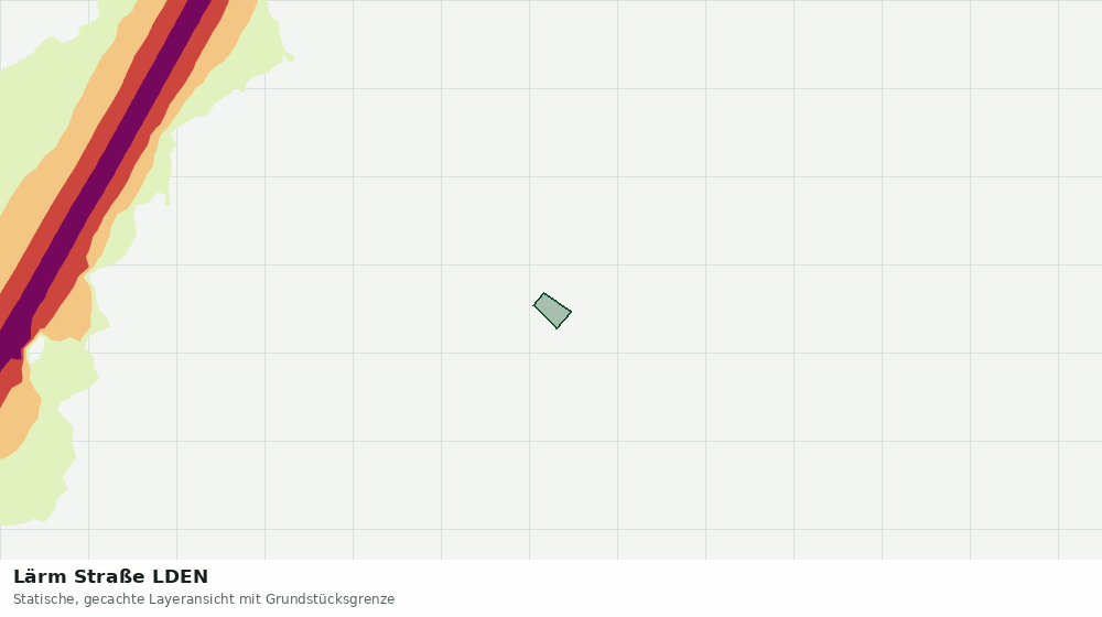 Statische Kartenansicht: Lärm Straße LDEN