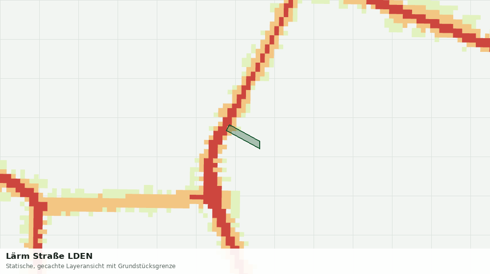 Statische Kartenansicht: Lärm Straße LDEN