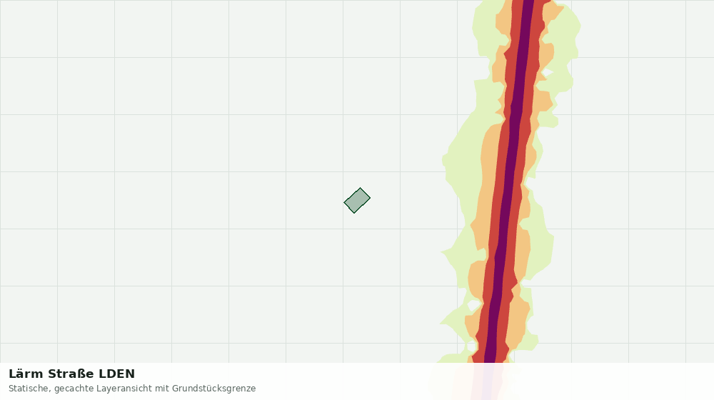 Statische Kartenansicht: Lärm Straße LDEN