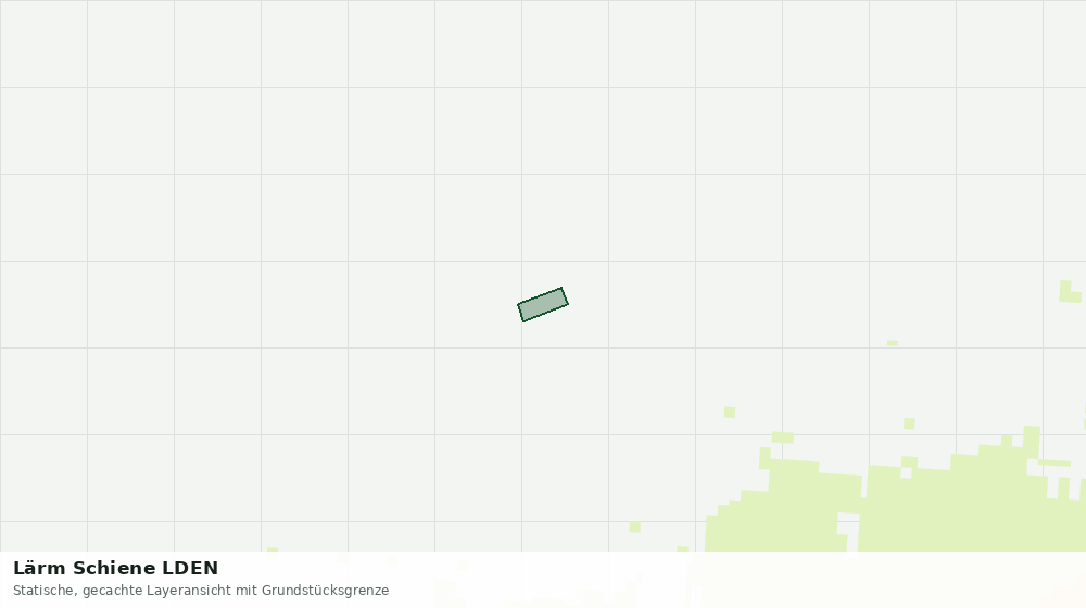 Statische Kartenansicht: Lärm Schiene LDEN