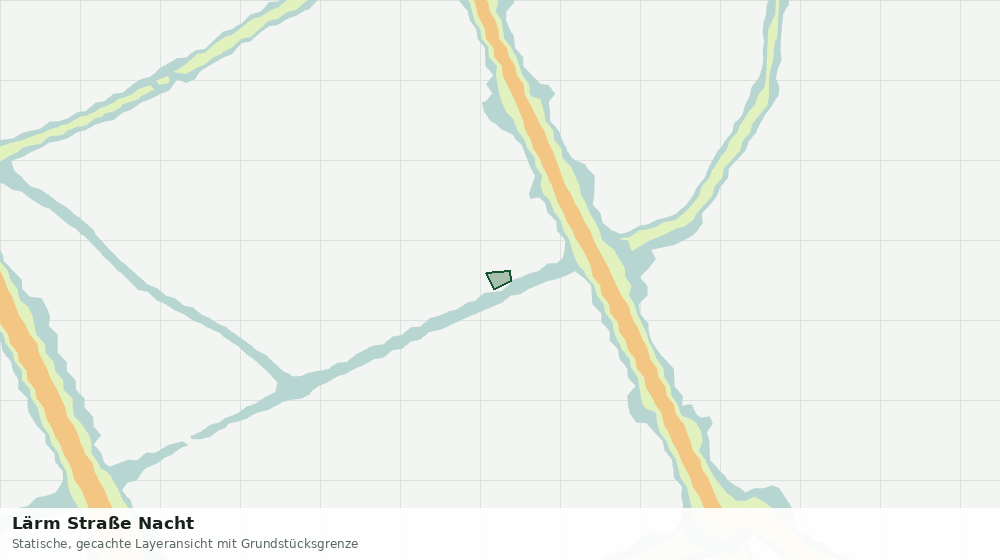 Statische Kartenansicht: Lärm Straße Nacht