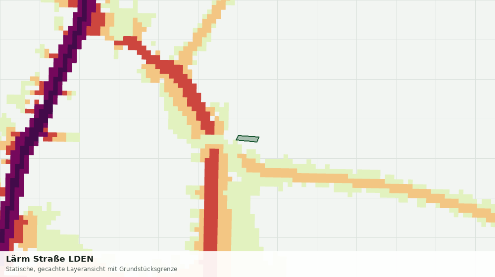 Statische Kartenansicht: Lärm Straße LDEN