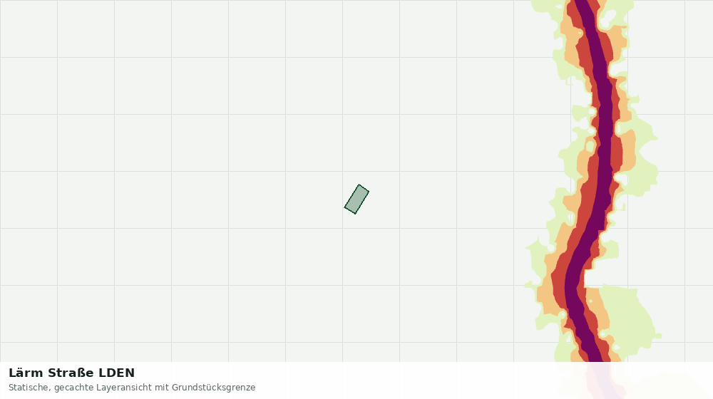 Statische Kartenansicht: Lärm Straße LDEN