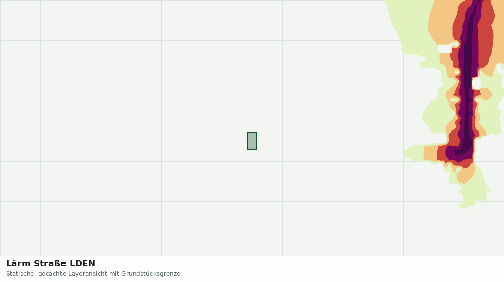 Statische Kartenansicht: Lärm Straße LDEN