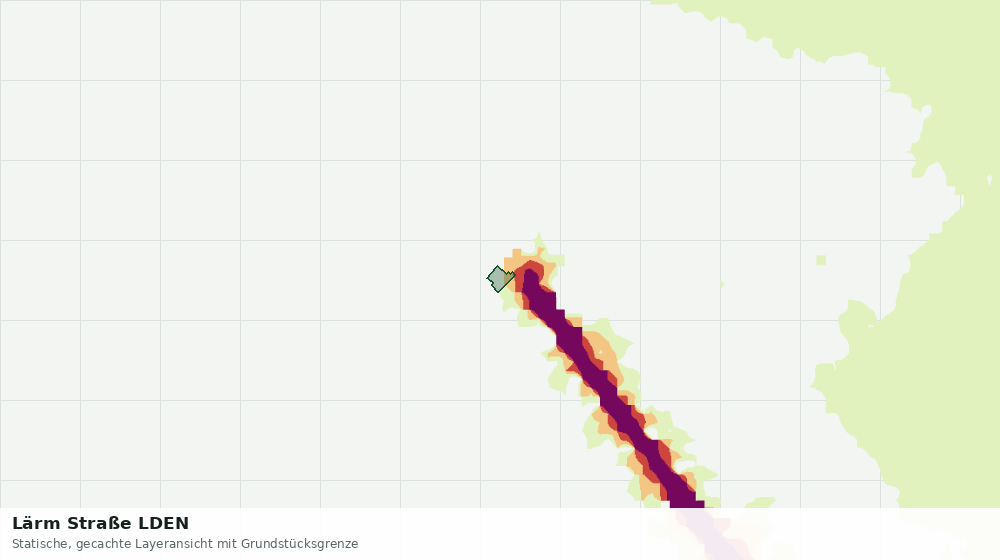Statische Kartenansicht: Lärm Straße LDEN