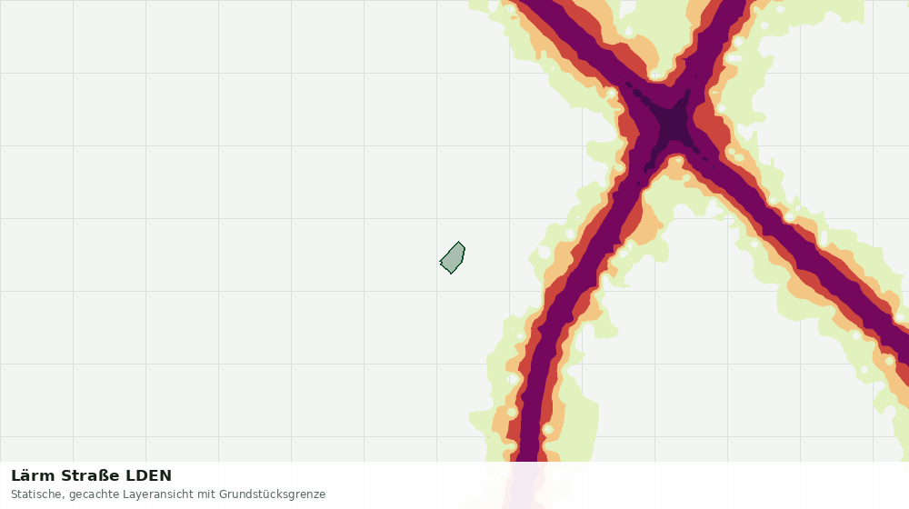 Statische Kartenansicht: Lärm Straße LDEN